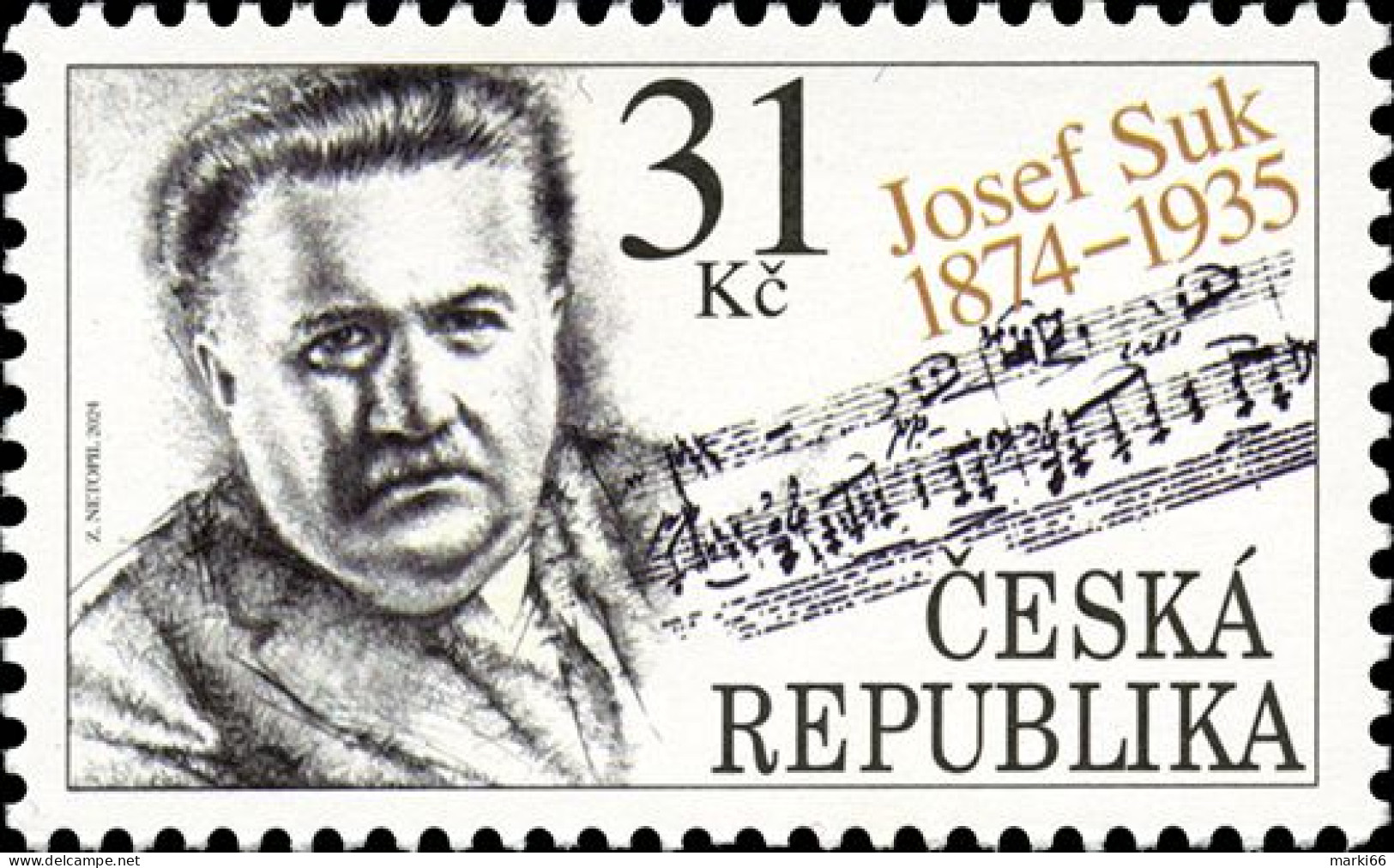 Czech Republic - 2024 - Personalities - Josef Suk, Czech Composer, Violinist And Teacher - Mint Stamp - Neufs