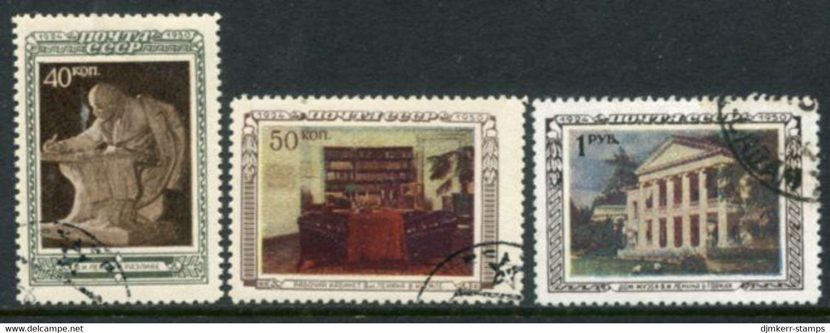 SOVIET UNION 1950 Lenin Death Anniversary Used.  Michel 1442-44 - Used Stamps