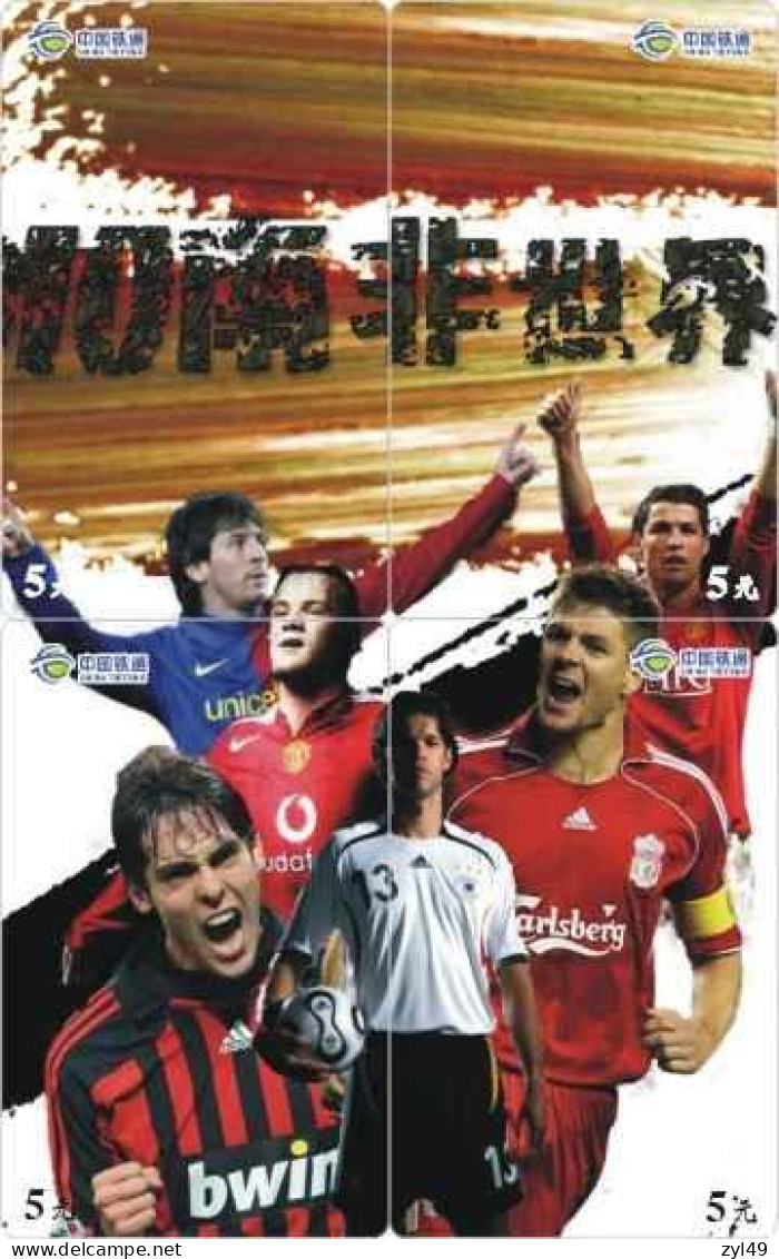 F13014 China Phone Cards Football FIFA World Cup 2010 163pcs - Sport