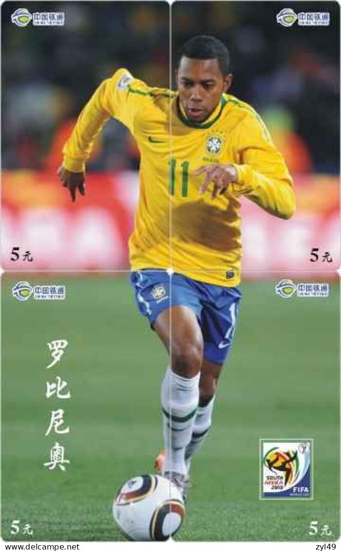 F13014 China Phone Cards Football FIFA World Cup 2010 163pcs - Sport