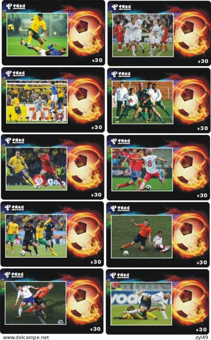 F13014 China phone cards football FIFA World Cup 2010 163pcs