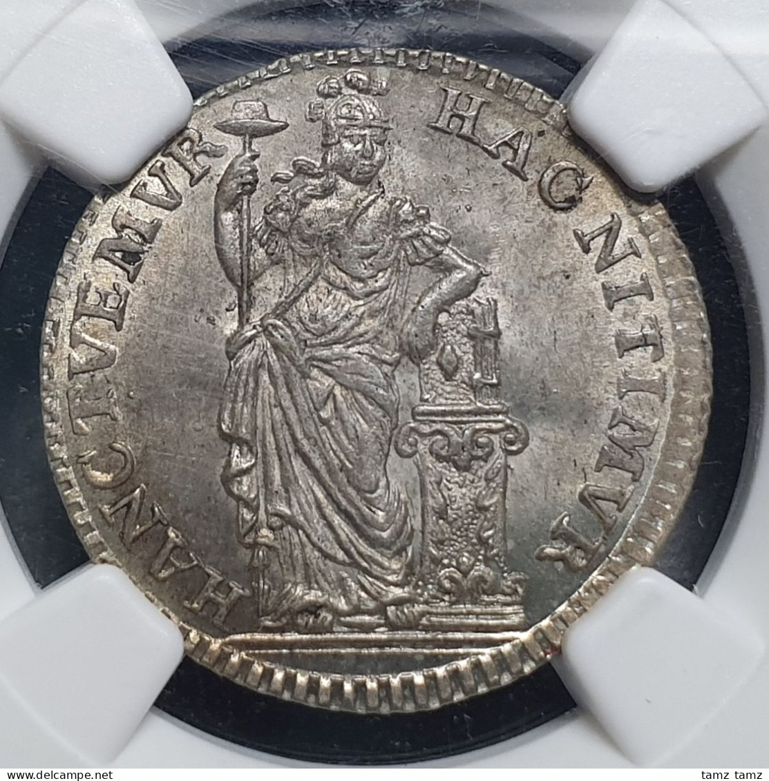 Netherlands Holland 1/4 Gulden Goddess 1759 NGC MS 65 - Monete Provinciali