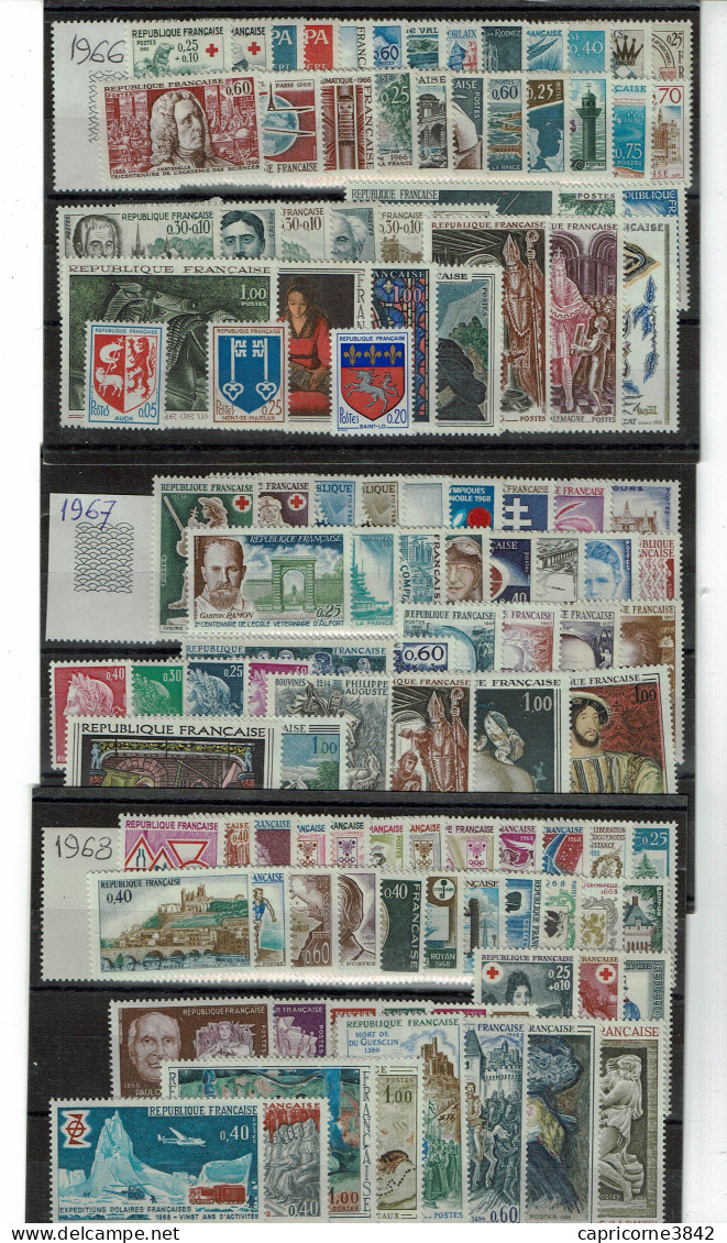 11 Années Complètes De 1966 à 1976 - 450 Timbres Neufs - Valeur Catalogue Yvert Et Tellier 2015 = 337€ + Bloc Arphila - 1960-1969