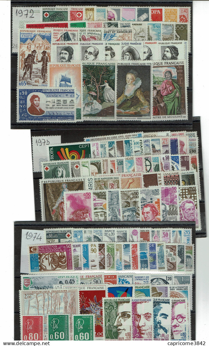 11 Années Complètes De 1966 à 1976 - 450 Timbres Neufs - Valeur Catalogue Yvert Et Tellier 2015 = 337€ + Bloc Arphila - 1960-1969