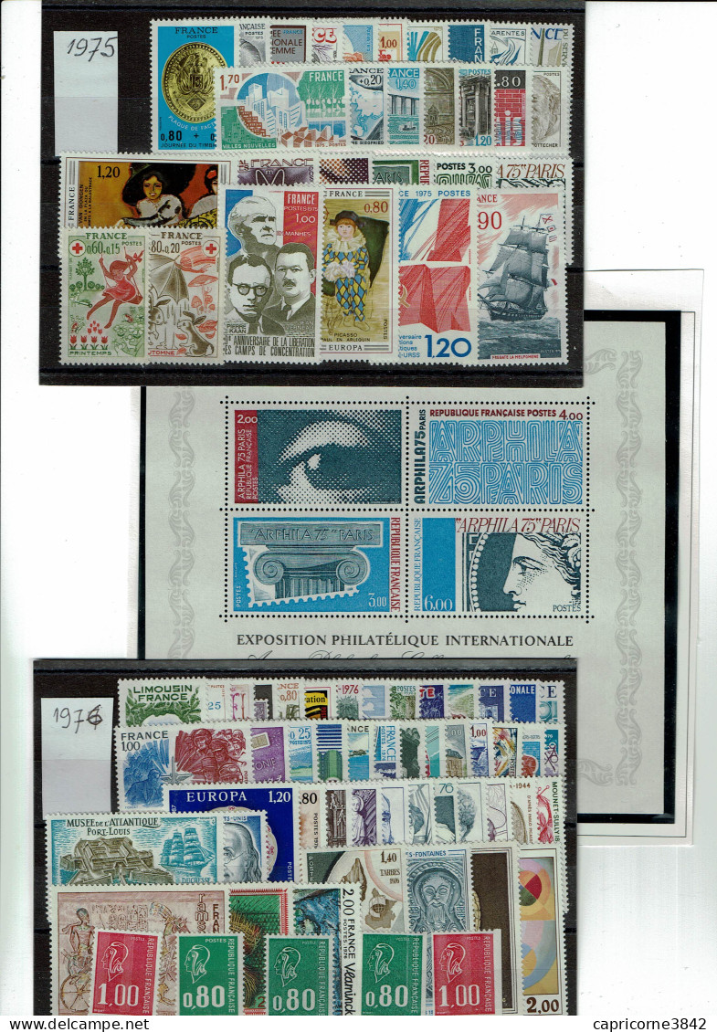 11 Années Complètes De 1966 à 1976 - 450 Timbres Neufs - Valeur Catalogue Yvert Et Tellier 2015 = 337€ + Bloc Arphila - 1960-1969