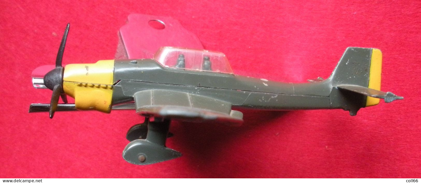 Avion Stuka En Métal Junkers JU 87 B Dinky Toys Meccano Ltd Made In England 721 - 172g 15x18.5 Cm - Aviation