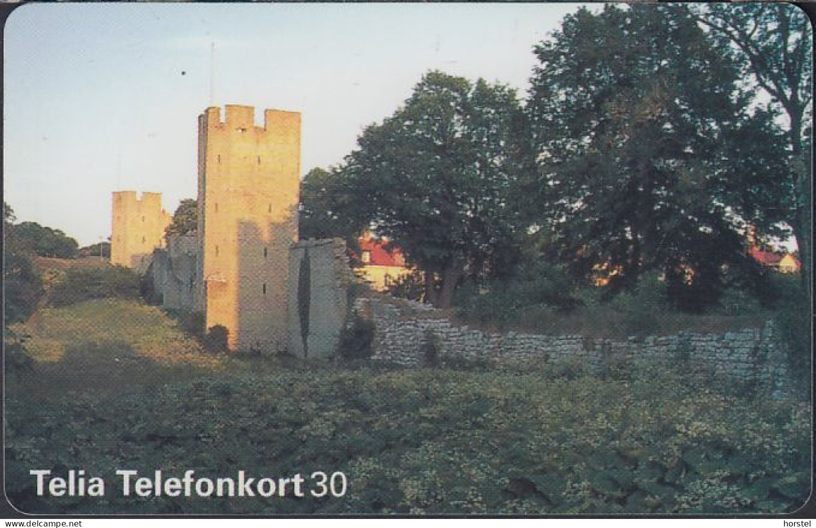 Schweden Chip 110 Visby City Walls  (60111/067) Red BN C55150114 - Suède