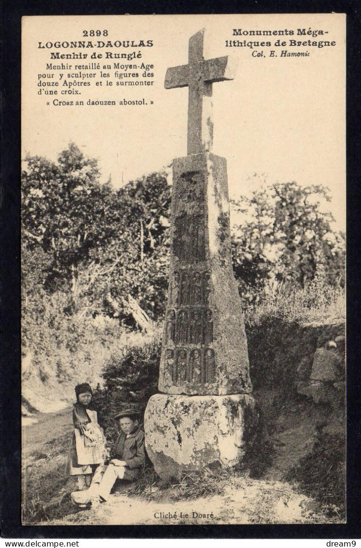 29 LOGONNA DAOULAS - Menhir De Runglé - Daoulas