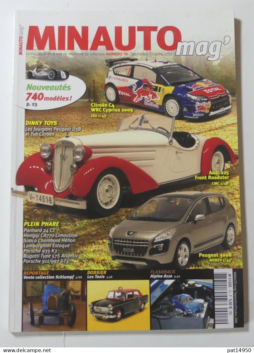 PAT14950 LE MAGAZINE DE LA VOITURE MINIATURE DE COLLECTION MINAUTO MAG N°10 SEPTEMBRE OCTOBRE 2009 - Magazines