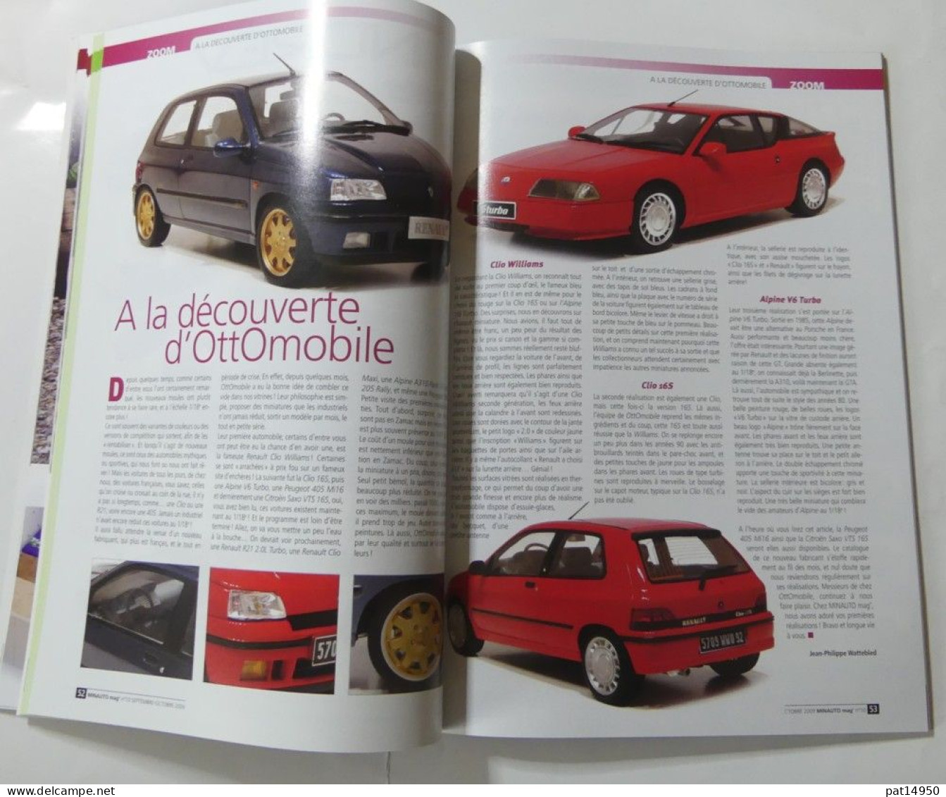 PAT14950 LE MAGAZINE DE LA VOITURE MINIATURE DE COLLECTION MINAUTO MAG N°10 SEPTEMBRE OCTOBRE 2009 - Zeitschriften