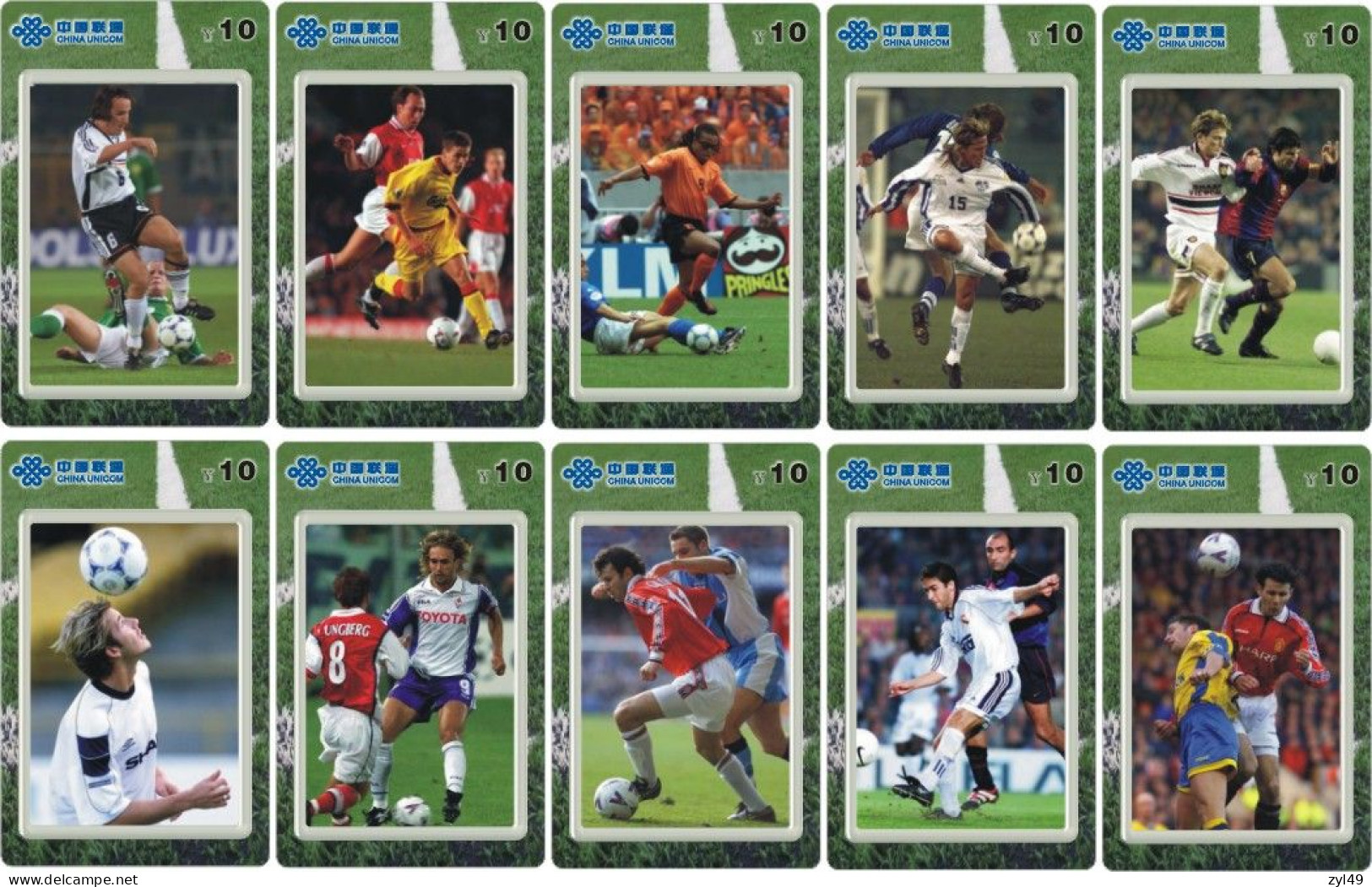 F13016 China phone cards football 351pcs