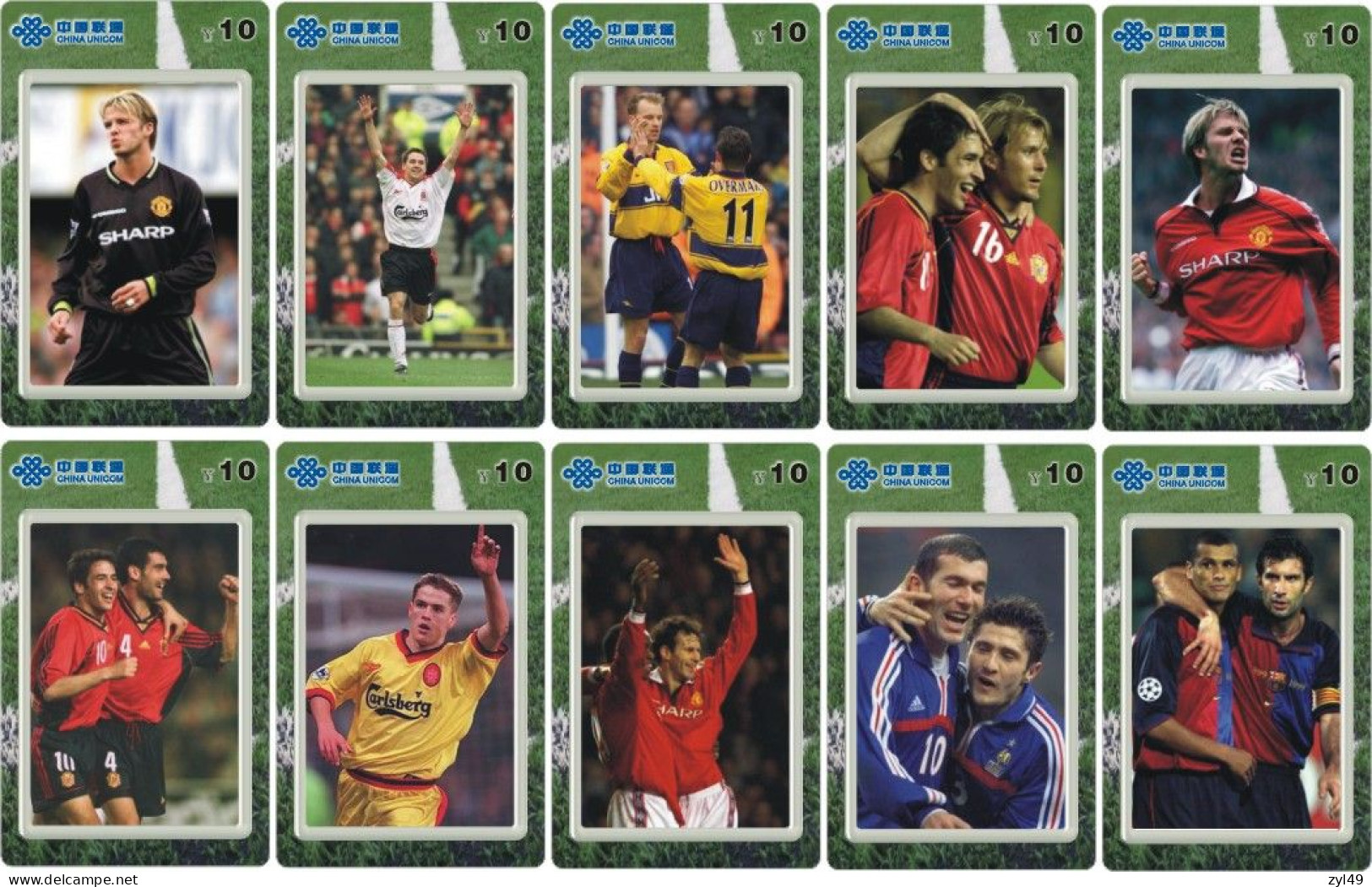 F13016 China phone cards football 351pcs