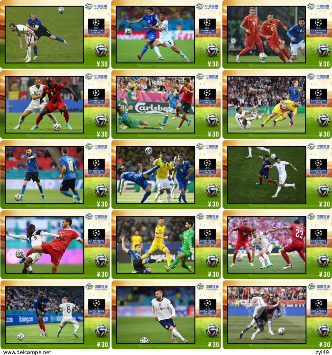 F13016 China phone cards football 351pcs