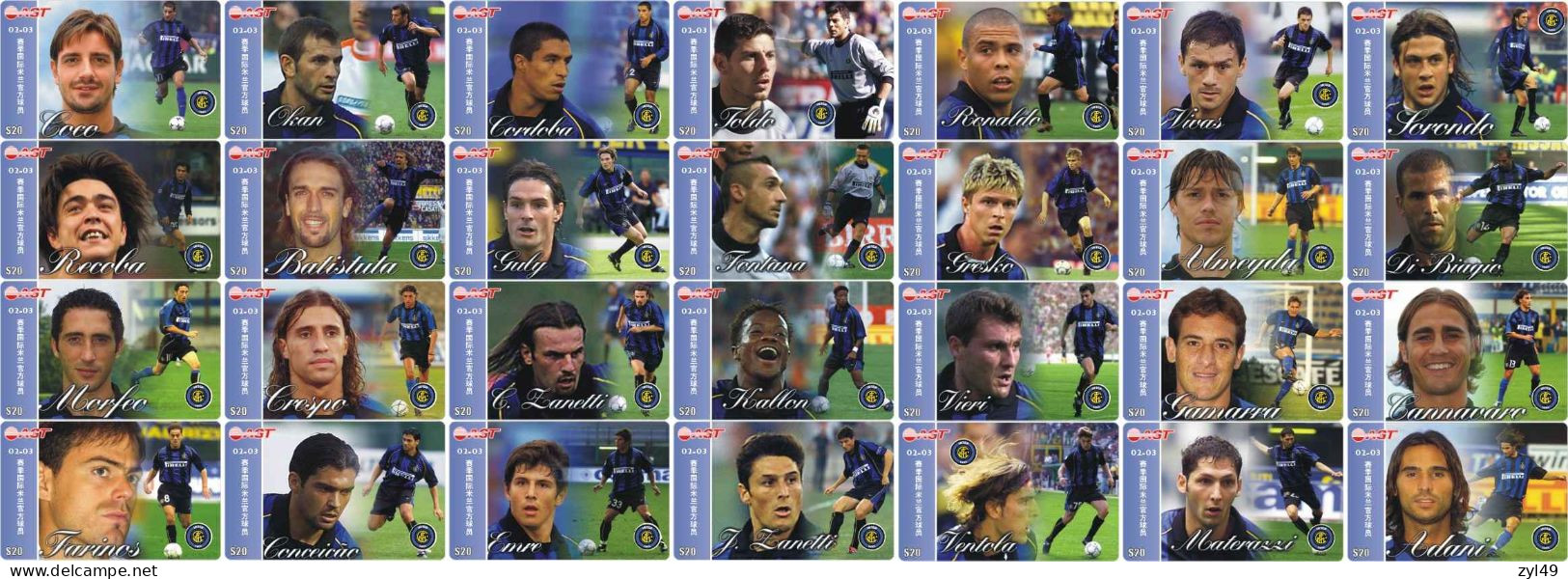 F13016 China phone cards football 351pcs