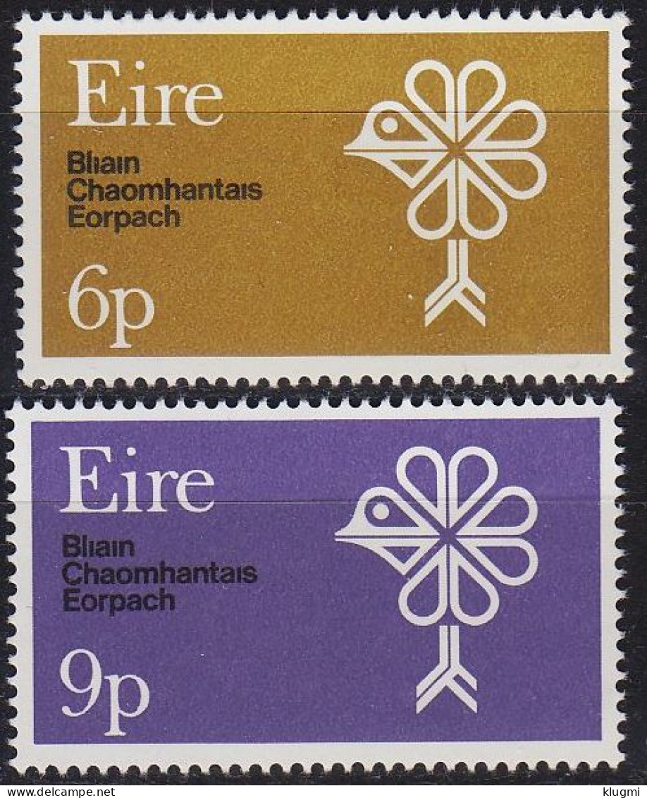 IRLAND IRELAND [1970] MiNr 0237-38 ( **/mnh ) CEPT - Nuovi