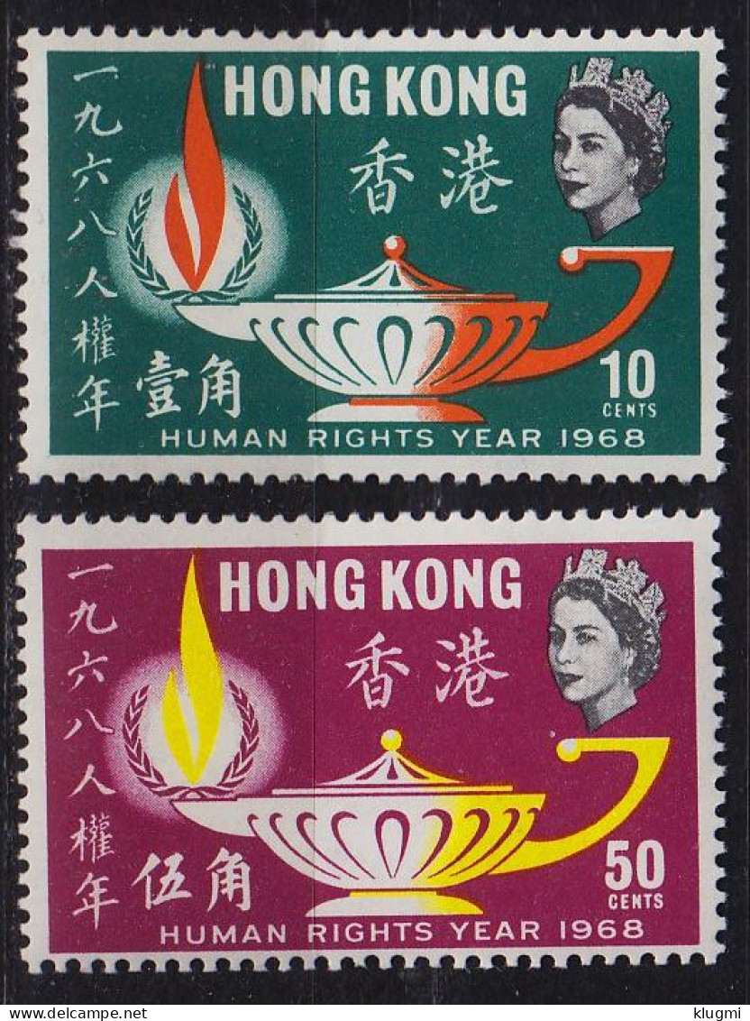 HONGKONG HONG KONG [1968] MiNr 0240-41 ( **/mnh ) - Ungebraucht