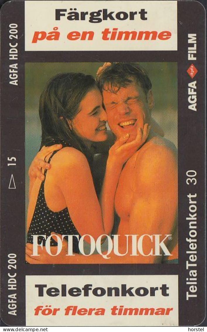 Schweden Chip 114 Fotoquick - Couple (60111/079) Red BN C56150912 - Suecia