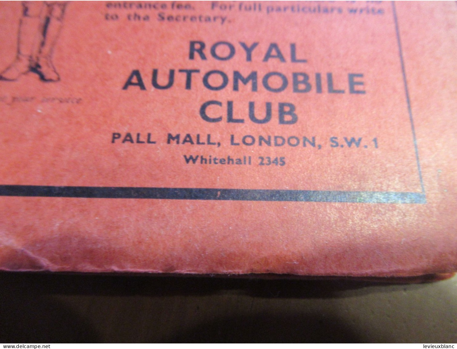 The Royal Automobile Club/ Official Motoring RAC/Map Of Round & Across LONDON/Vers 1950  PGC545 - Carte Stradali