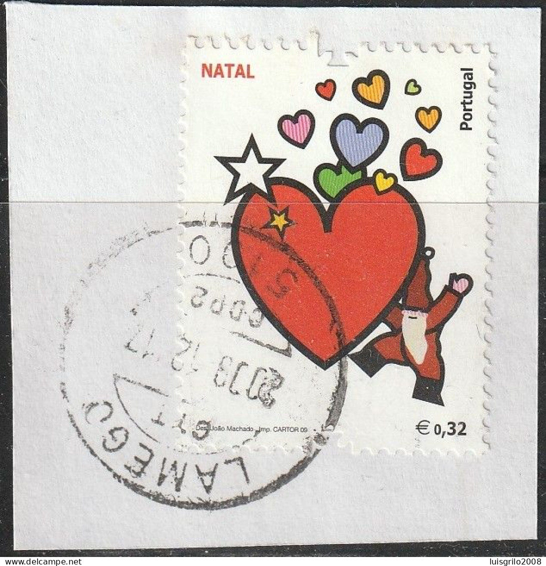 Fragment - Postmark LAMEGO -|- Mundifil Nº 3907 . Natal - Usado