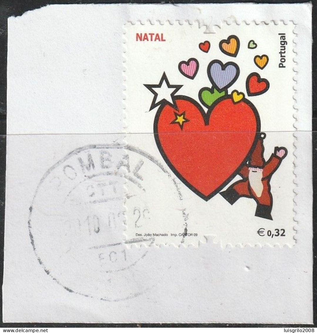 Fragment - Postmark POMBAL -|- Mundifil Nº 3907 . Natal - Oblitérés