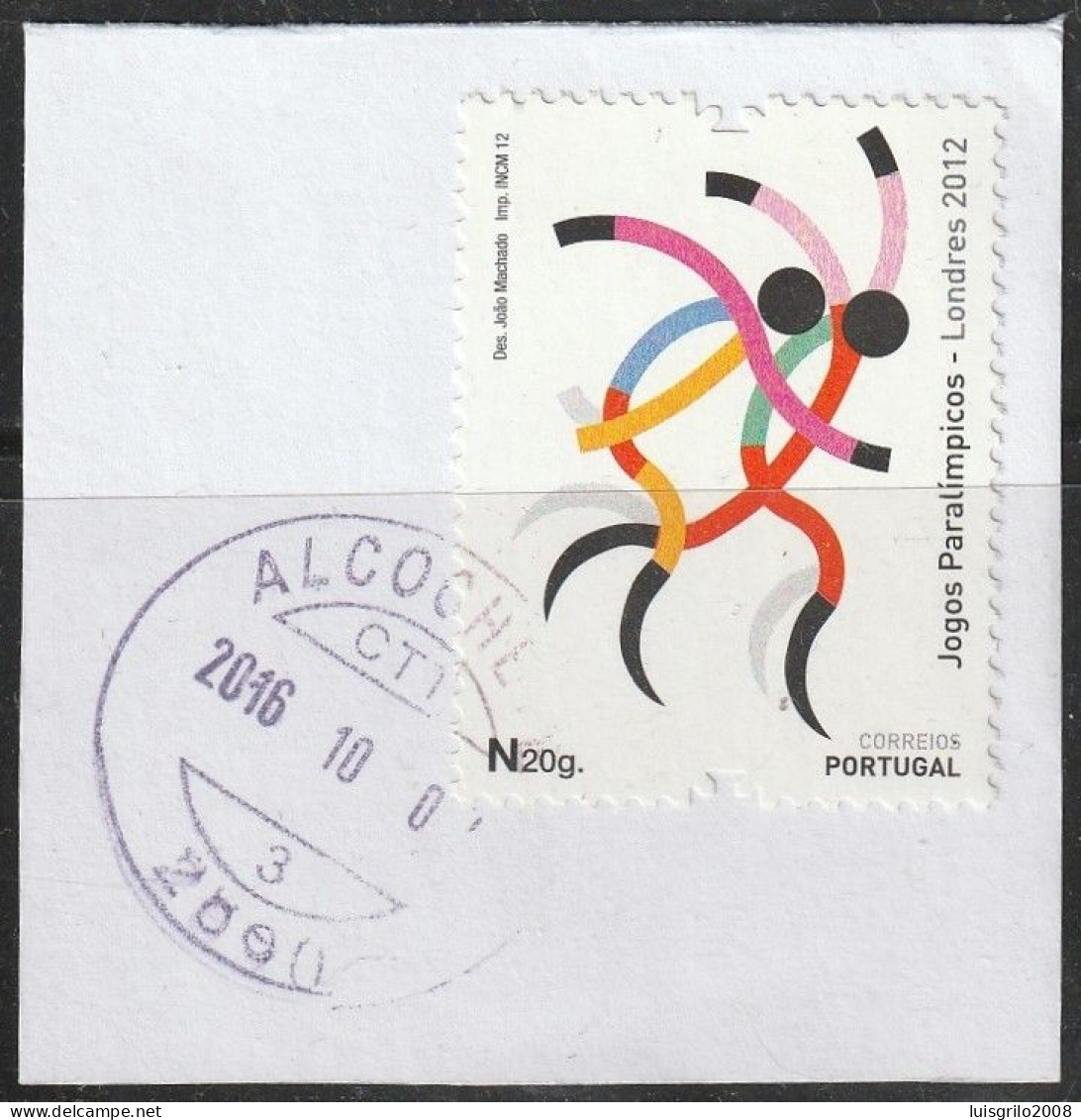 Fragment - Postmark ALCOCHETE . 2016 -|- Mundifil Nº 4217 Jogos Paralimpicos - Usado