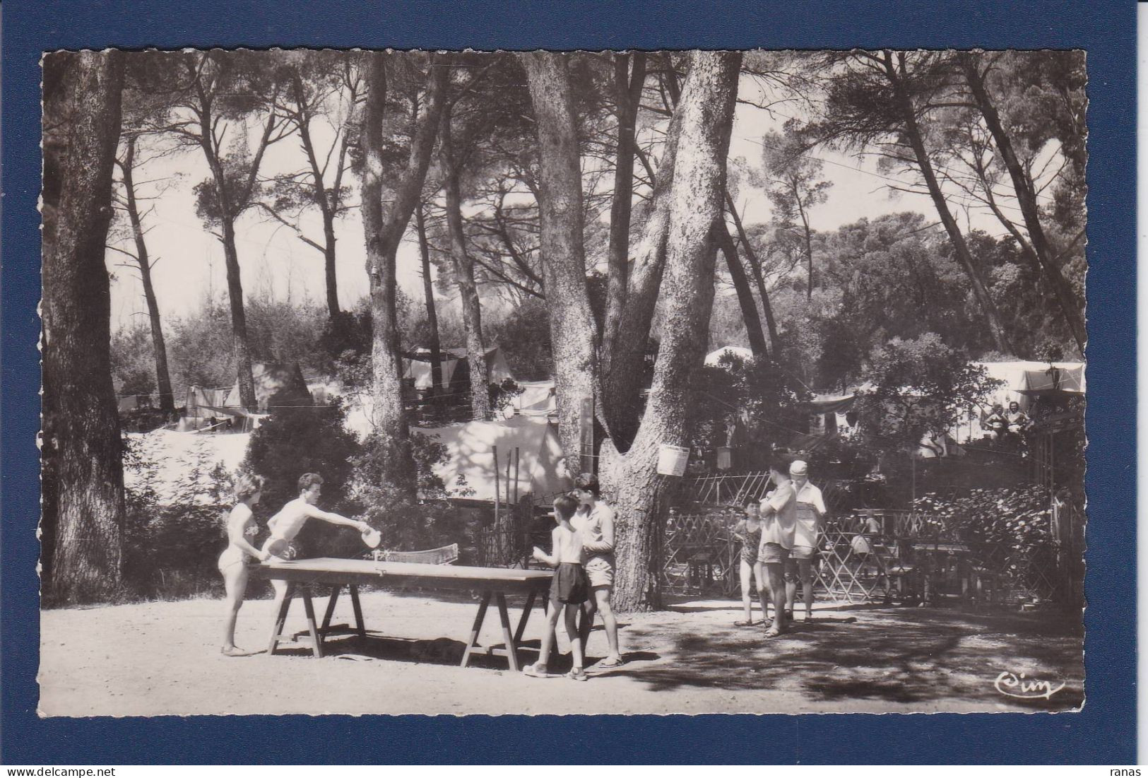 CPSM Tennis De Table Ping Pong La Londe Des Maures Var Circulée - Tafeltennis