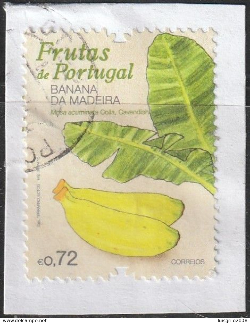 Fragment - Banana Da Madeira, 2015 -|- Mundifil Nº 4612 - Used Stamps