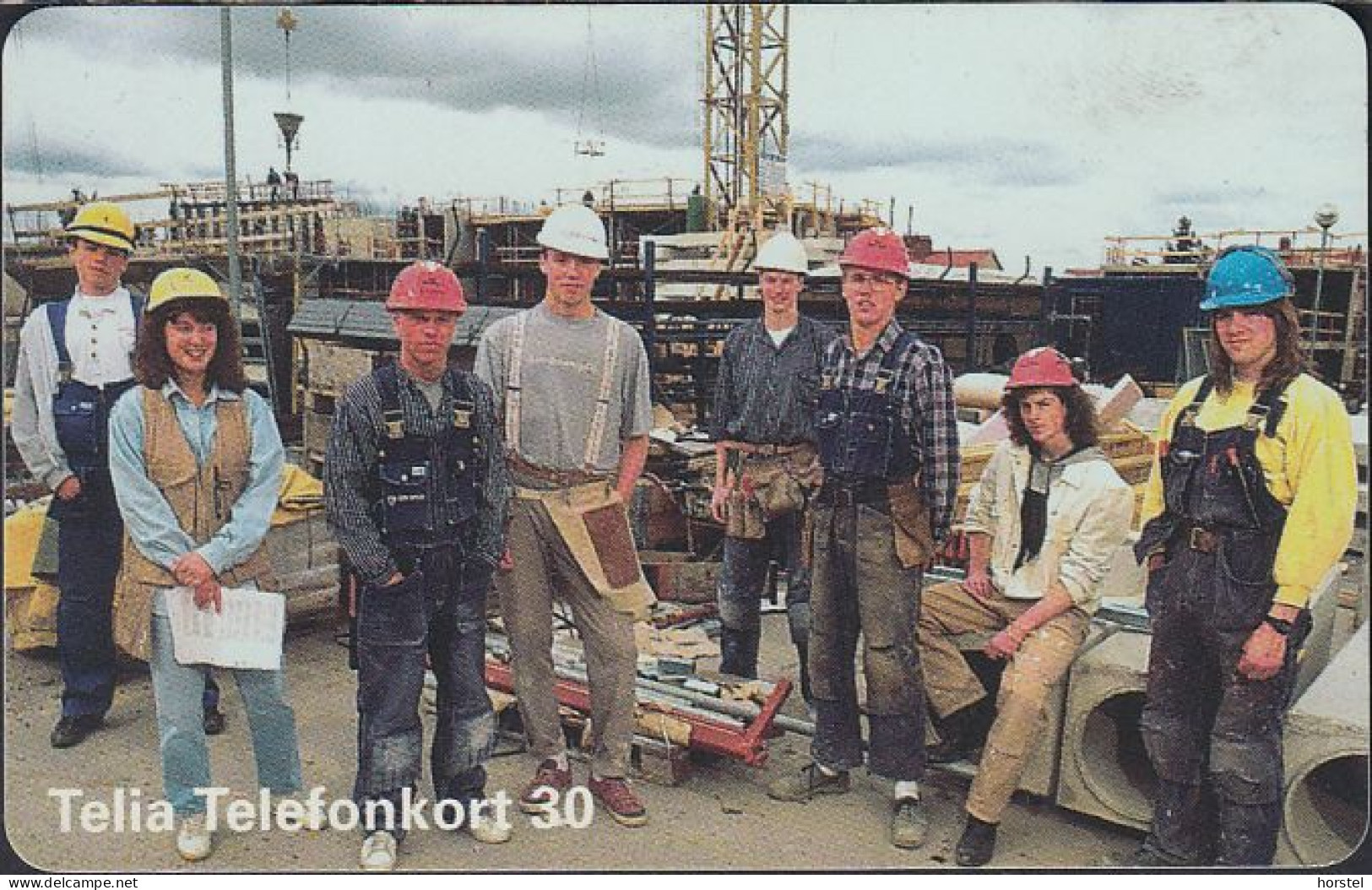 Schweden Chip 121 - Construction Workers (60111/093) Red BN C5B154536 - Schweden