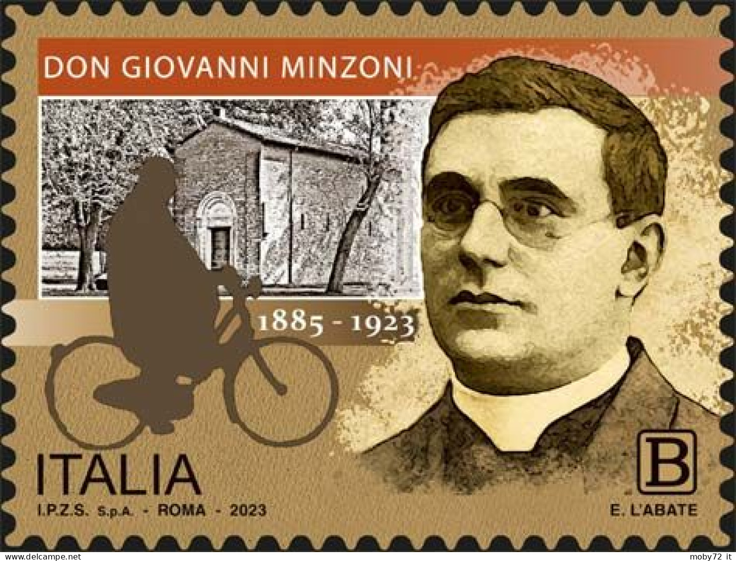 Italia - 2023 - Usato/used - Don Giovanni Minzoni - 2021-...: Usati