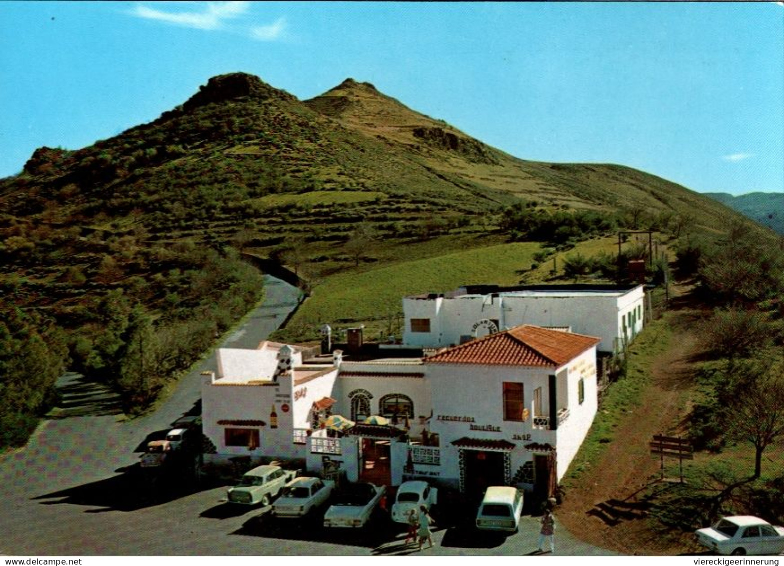 ! Ansichtskarte Gran Canaria, Restaurante El Refugio, Cruz De Tejeda, Autos, Cars, VW Käfer - Gran Canaria