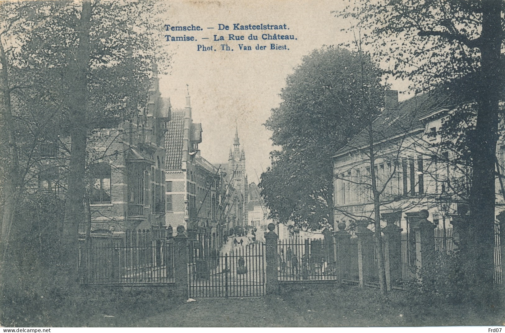 Temsche1906 - Kasteelstraat Vanuit Het Park - Temse