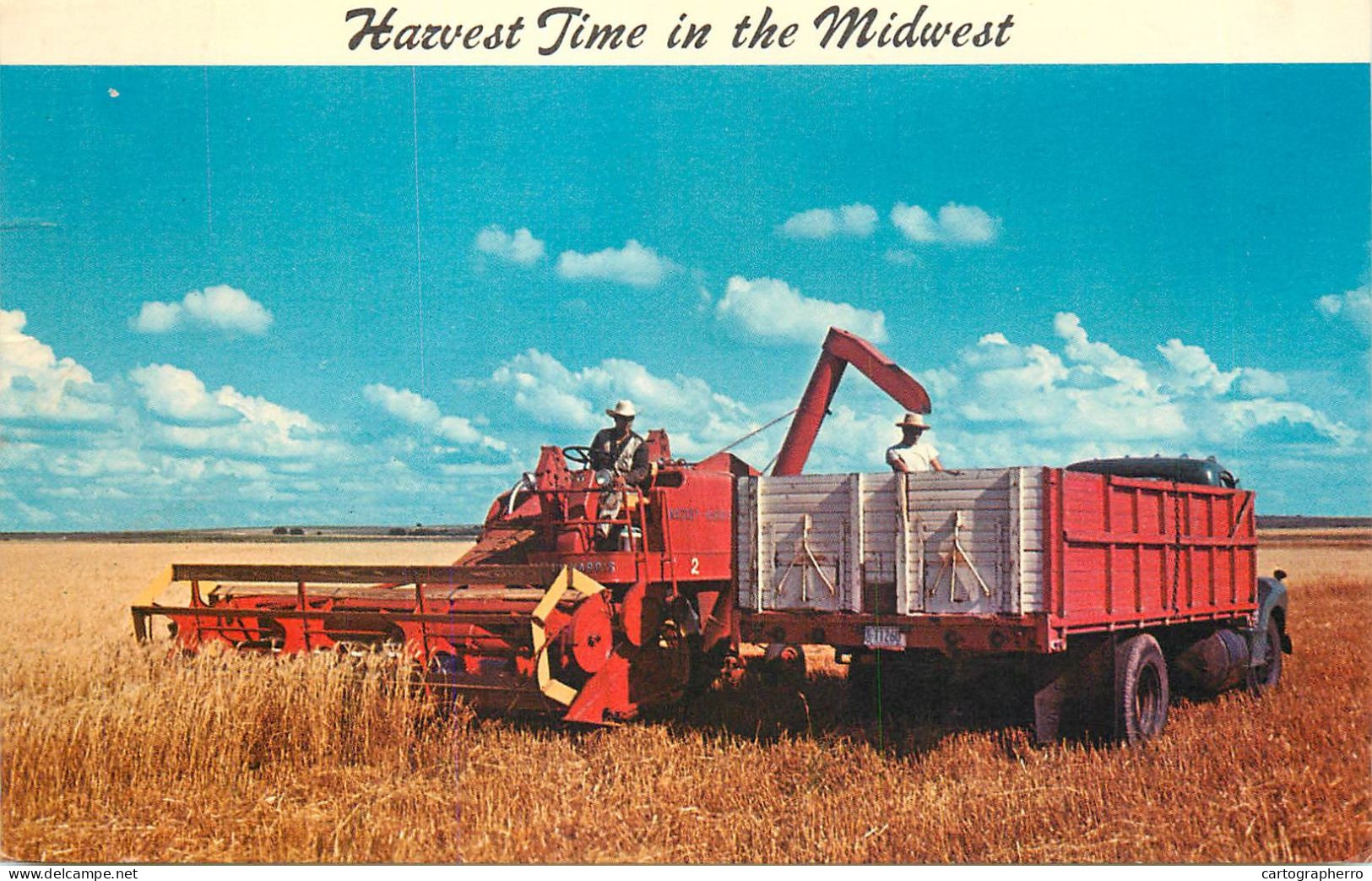 Postcard United States Midwest Harvest Time - Autres & Non Classés
