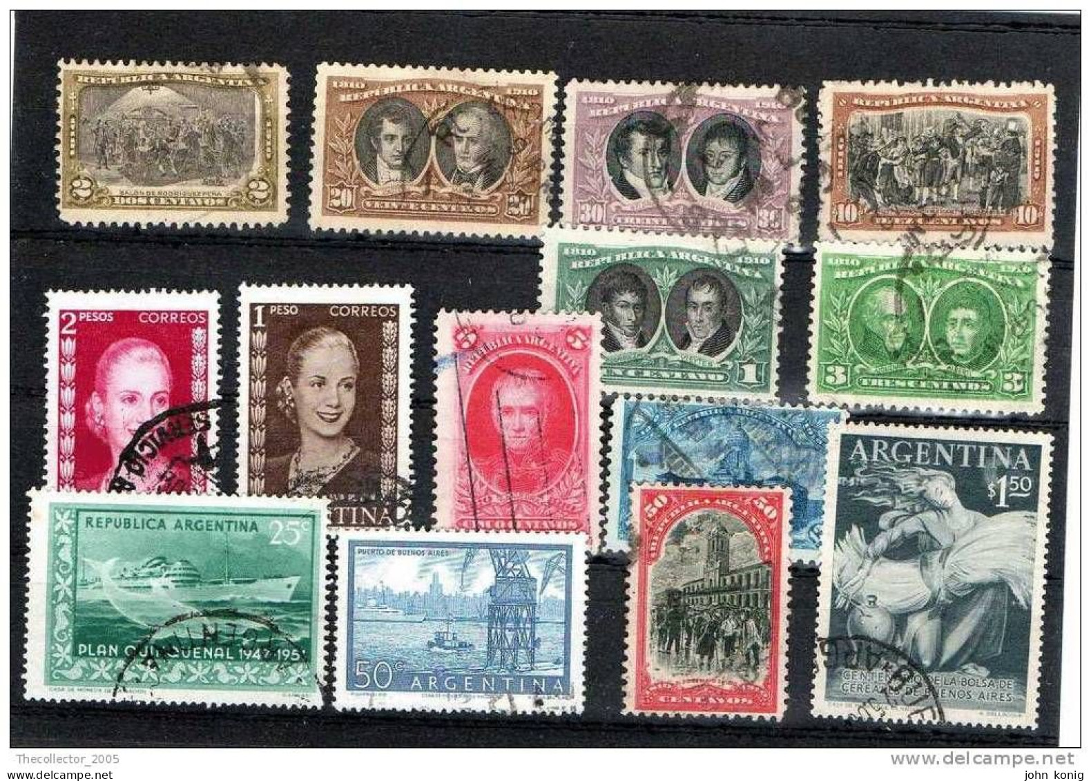 ARGENTINA - ARGENTINE - ARGENTINIEN - Stamps Lot - Lotto Usati - Used - Gestempeld -  EVITA PERON - Colecciones & Series