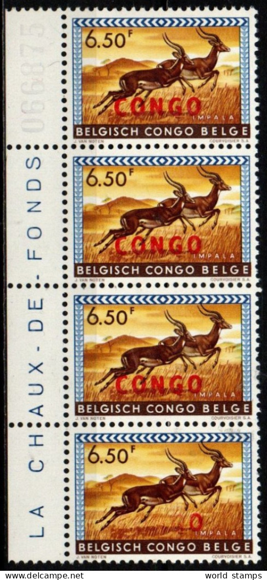 CONGO 1960 ** VARIETE' - Neufs