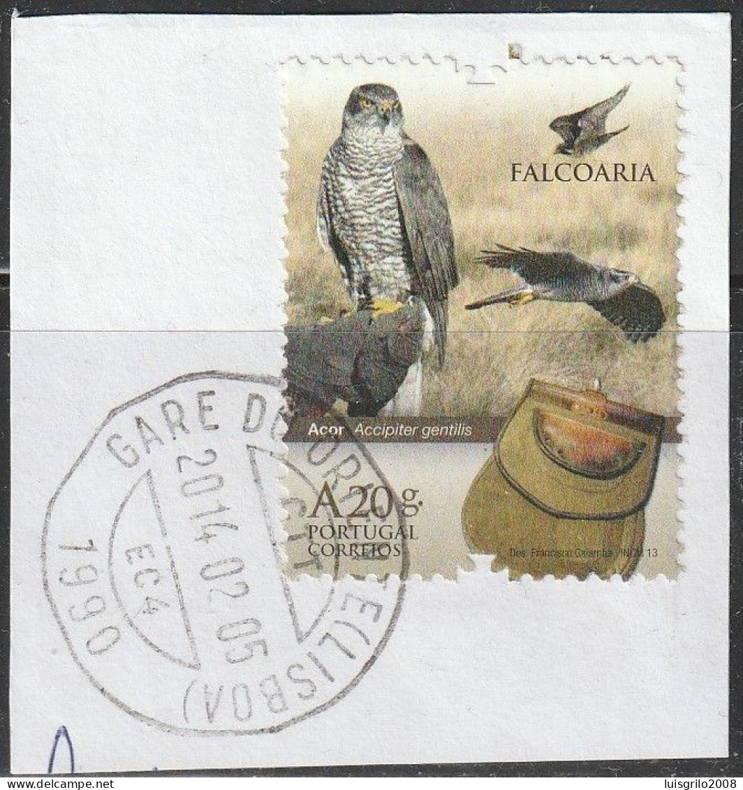 Fragment - Postmark GARE DO ORIENTE (LISBOA) -|- Mundifil Nº 4308 . Falcoaria - Usado