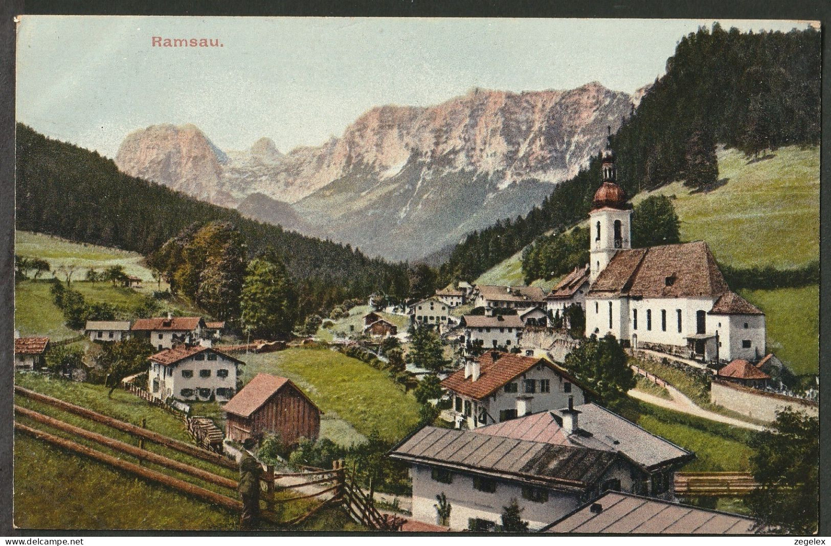 Ramsau Bei Berchtesgaden Um 1909 - Ramsau Am Dachstein