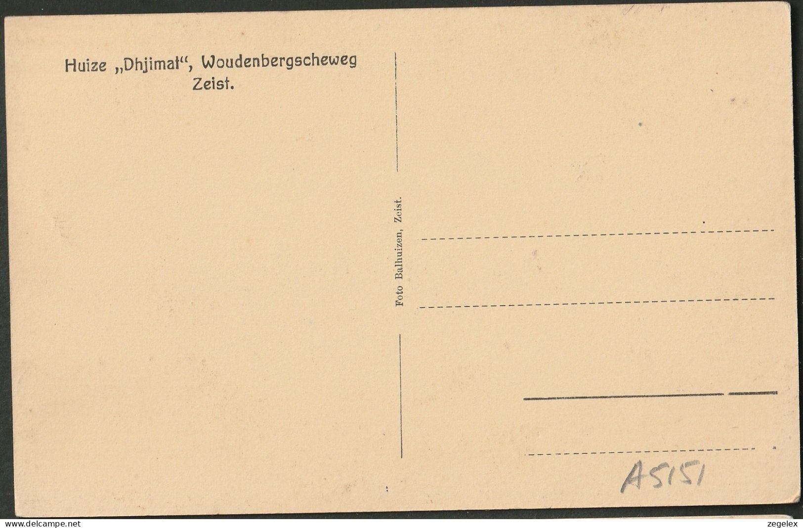 Zeist - Huize Dhjimat - Woudenbergscheweg - Terras - Zeist