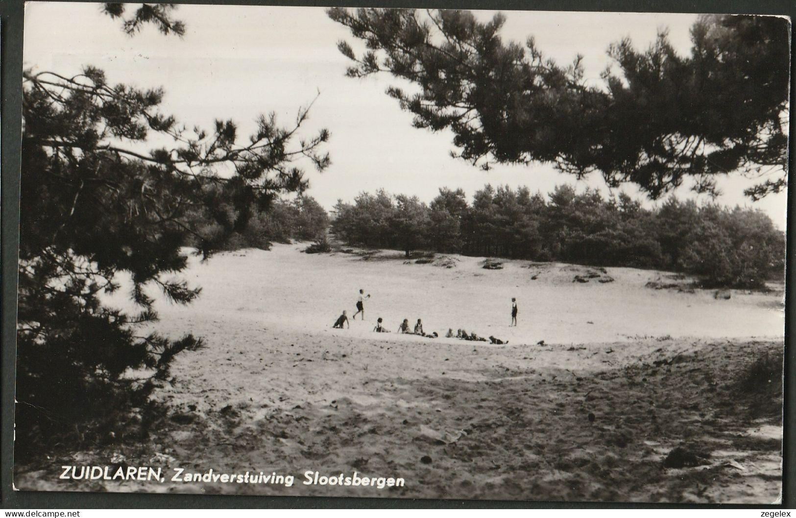 Zuidlaren 1965 - Zandverstuiving Slootsbergen - Zuidlaren