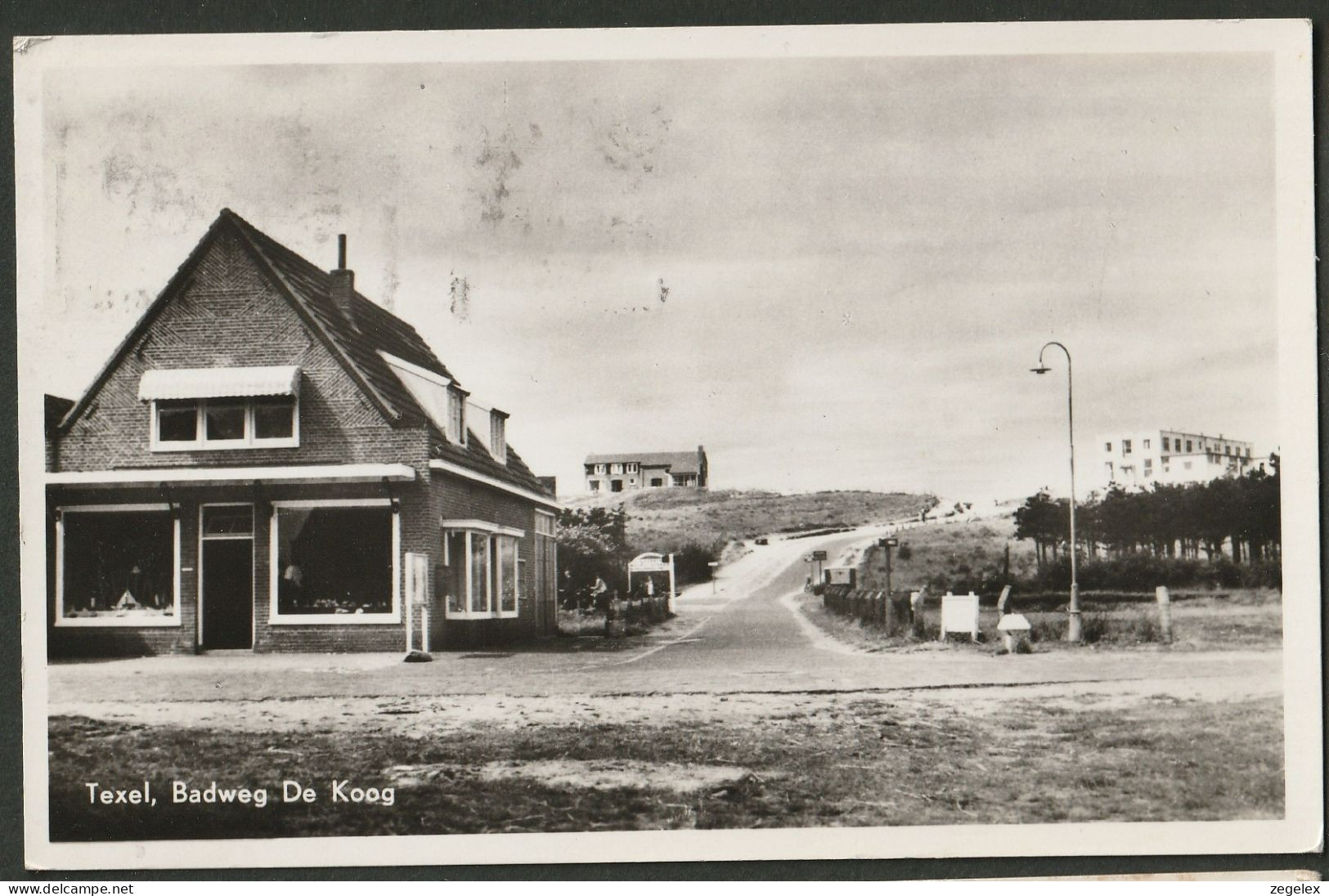 Texel 1959 - De Koop, Badweg - Texel