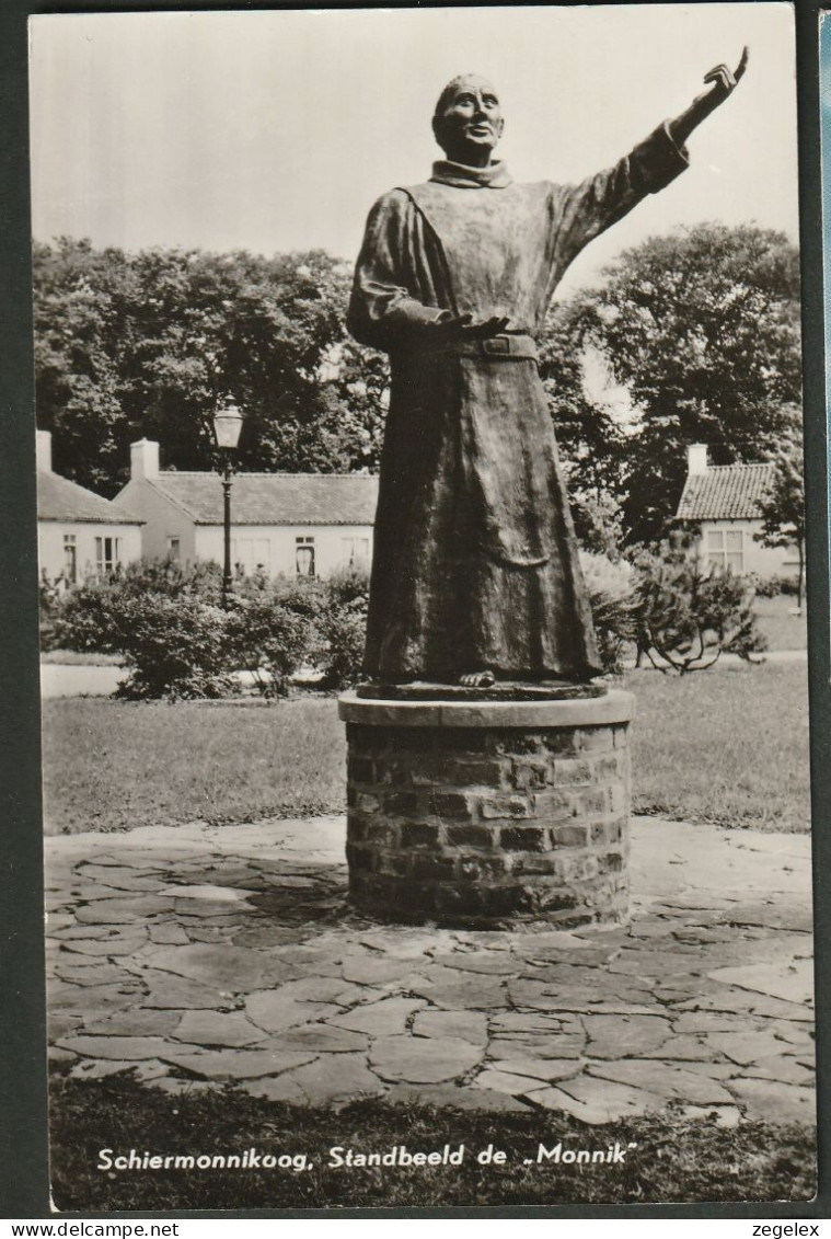 Schiermonnikoog 1965 - Standbeeld "De Monnik" - Schiermonnikoog