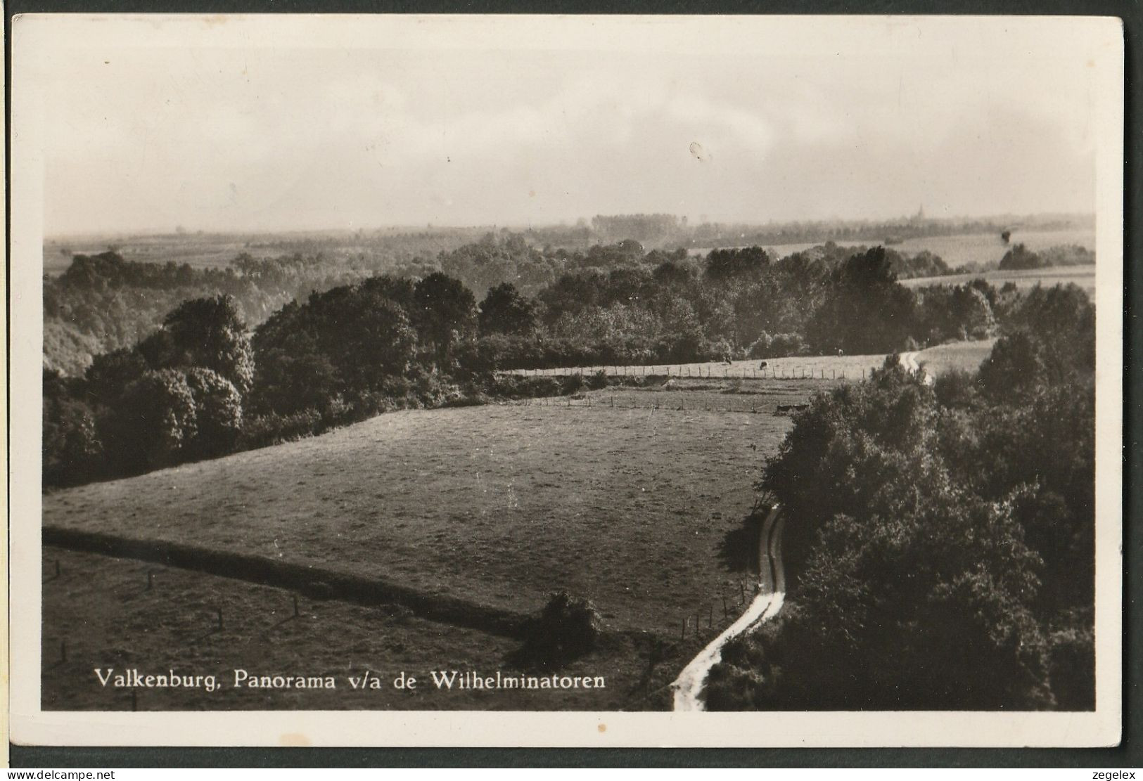 Valkenburg 1953, Panorama Vanaf De Wilhelminatoren - Valkenburg