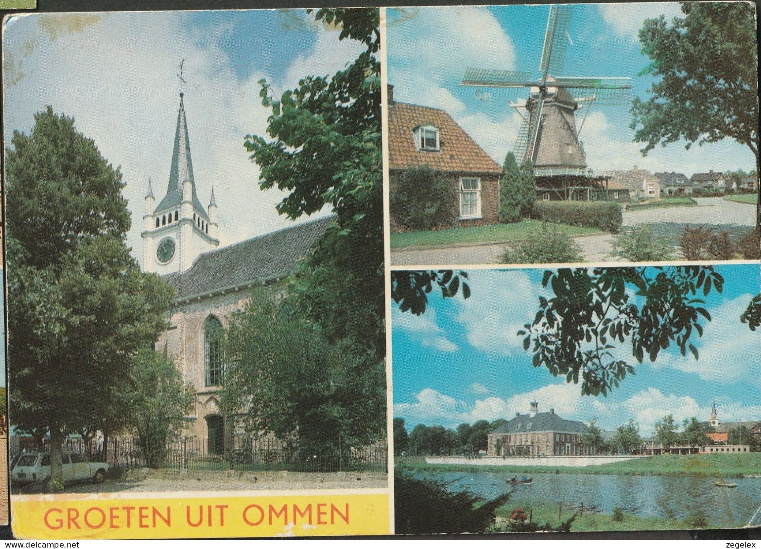 Ommen, Kerk En Molen - Windmill - Ommen