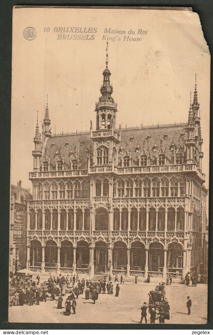 Bruxelles 1923 - Maison Du Roi - Geanimeerd, Animé - Andere & Zonder Classificatie