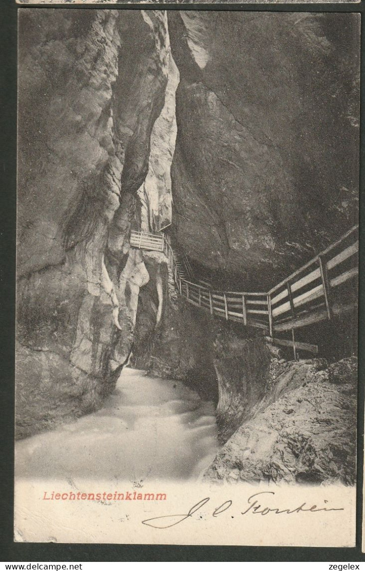 Liechtensteinklamm 1905 - St. Johann Im Pongau