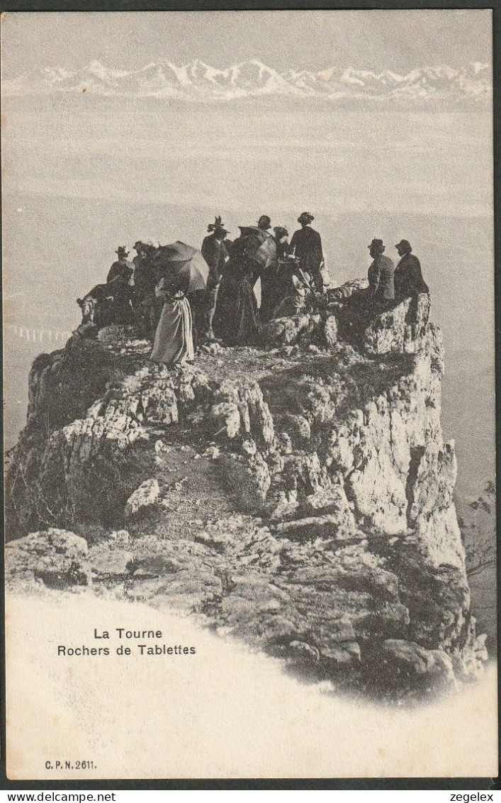 La Tourne Um 1908 - Rochers De Tablettes - Animieert - Autres & Non Classés