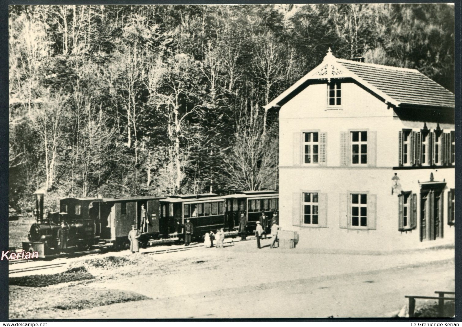 CPSM - Edit BVA - WB - Vers 1895 - G2/2 2 "Rehhag" En Tête D'un Train à Waldenburg - Coll. VHS - Voir 2 Scans Larges - Waldenburg