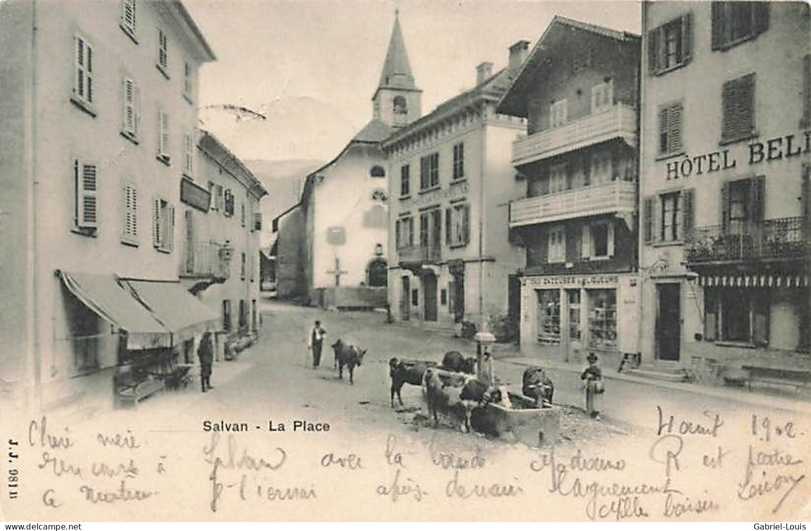 Salvan La Place 1902 - Salvan