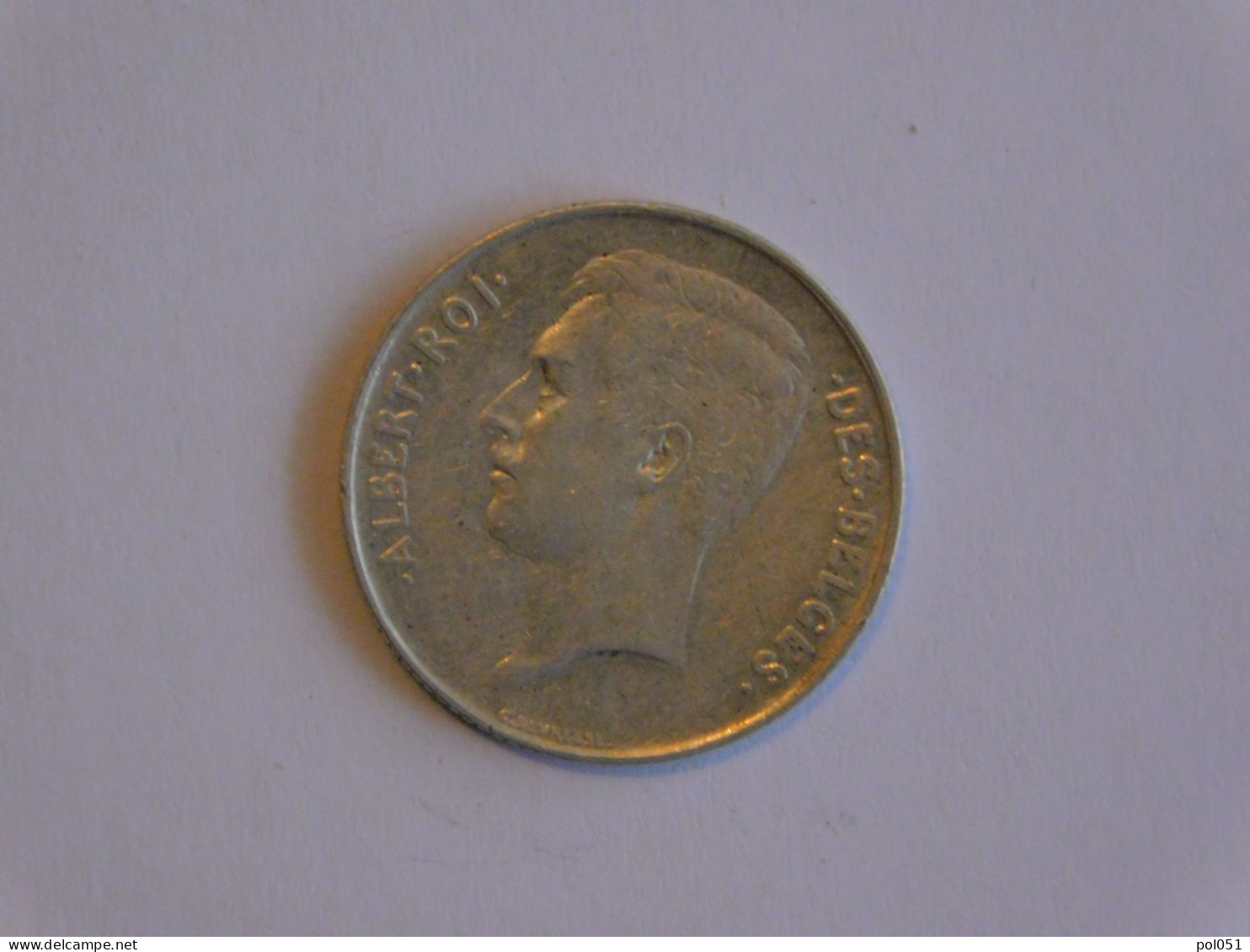 Belgique 1 Franc 1912 - Silver, Argent - 1 Franc
