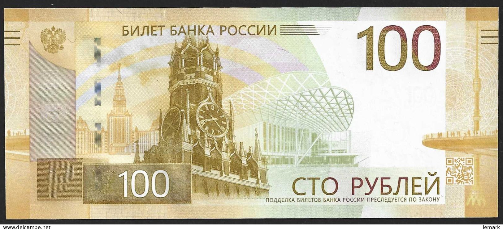 Russia 100 Rubles 2022 PA276 UNC - Russie