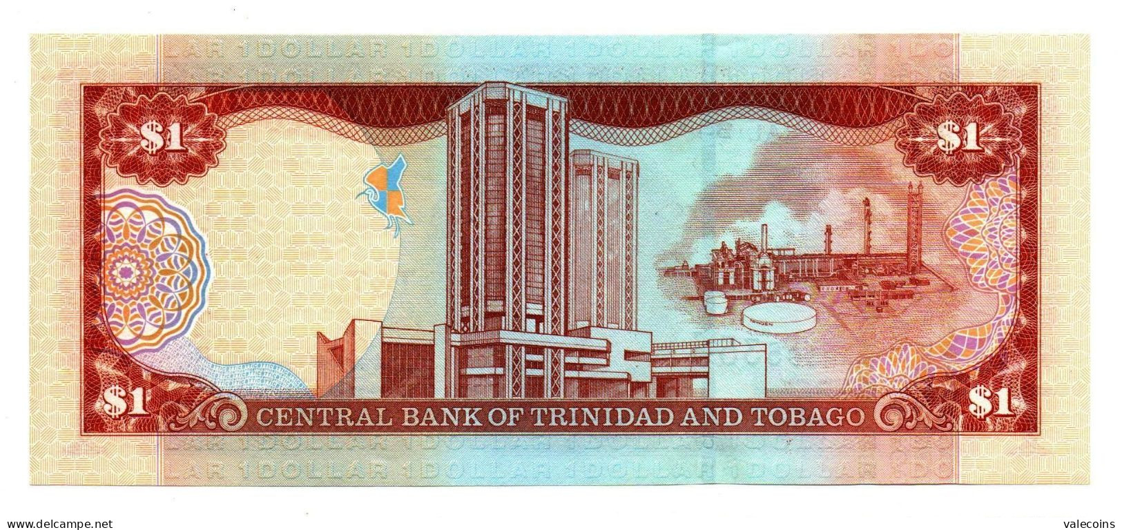 TRINIDAD AND TOBAGO - 2002 - 1 Dollar - Pick 41 - UNC         MyRef:AME - Trindad & Tobago